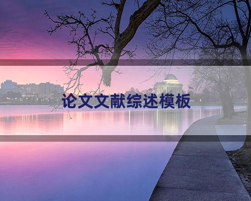 论文文献综述模板