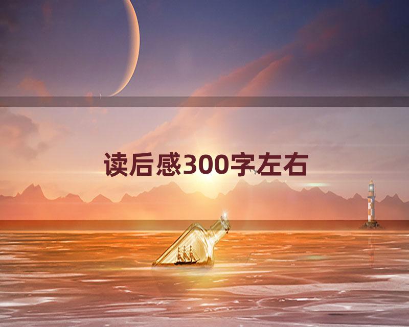 读后感300字左右
