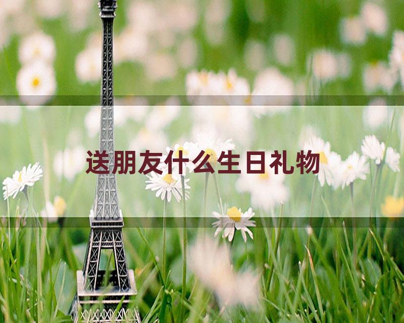 送朋友什么生日礼物