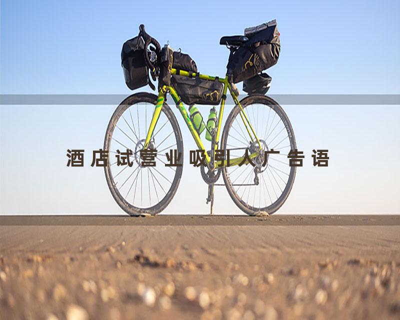 酒店试营业吸引人广告语
