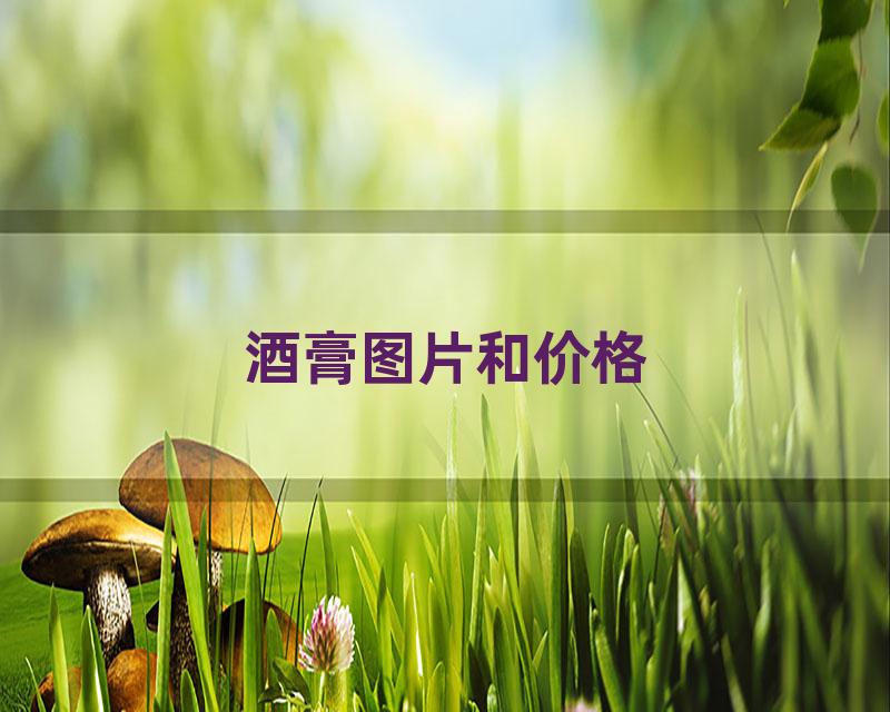 酒膏图片和价格