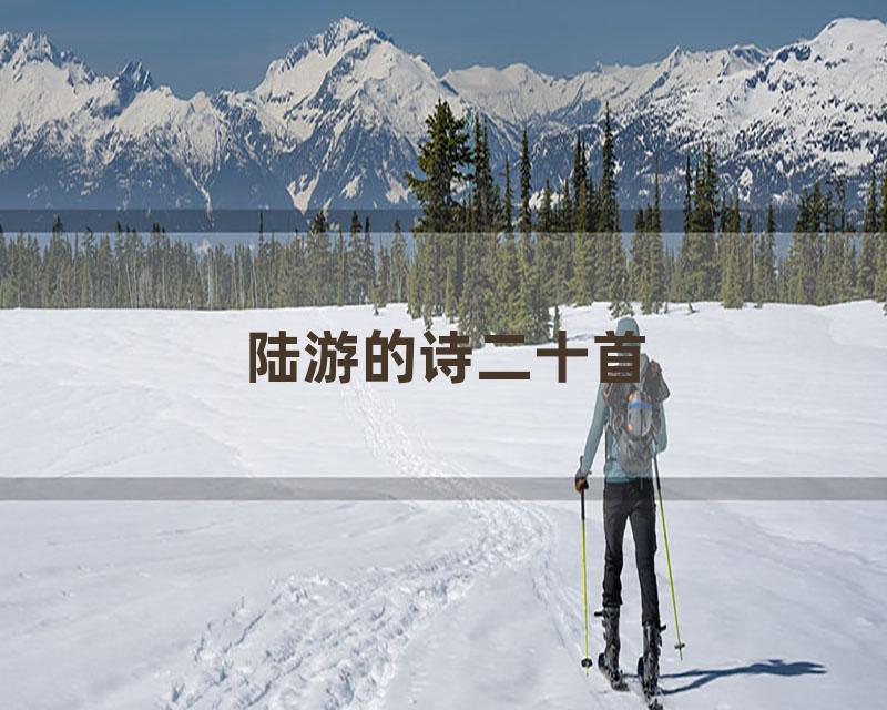 陆游的诗二十首