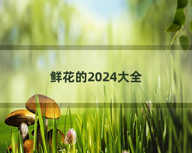 鲜花的2024大全