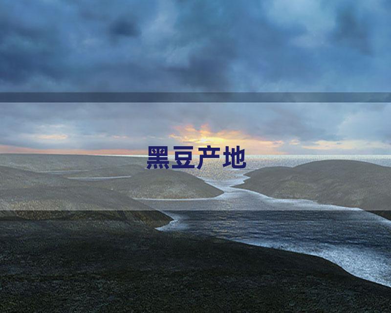 黑豆产地