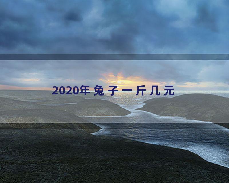 2020年兔子一斤几元