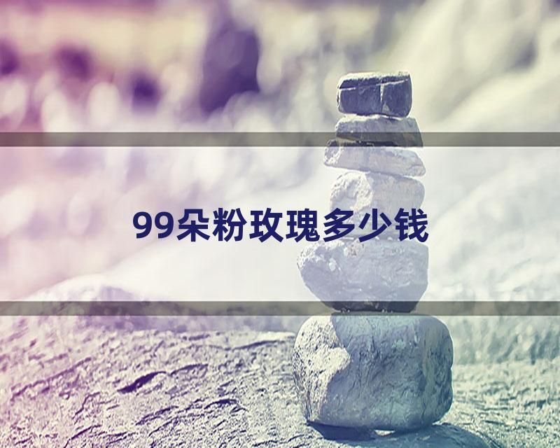 99朵粉玫瑰多少钱