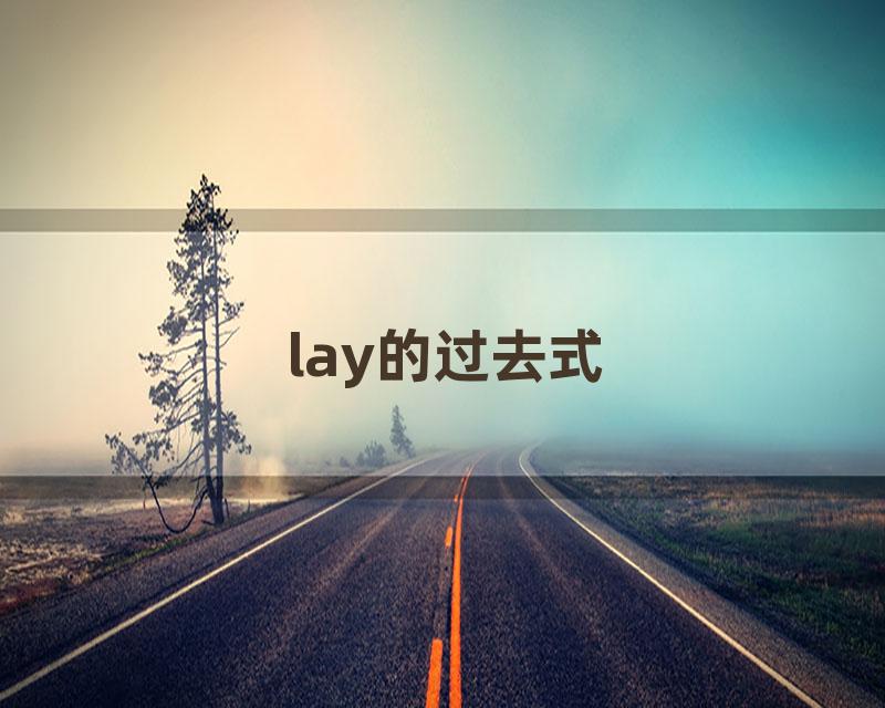 lay的过去式