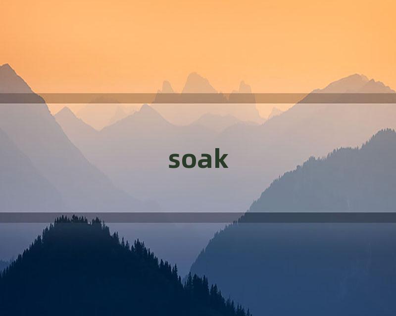 soak