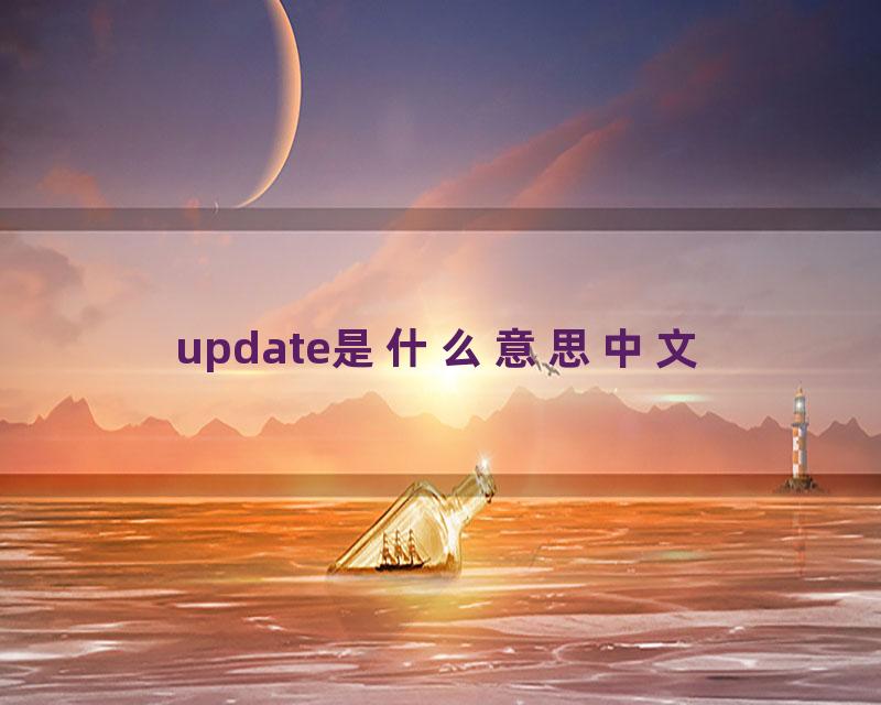 update是什么意思中文