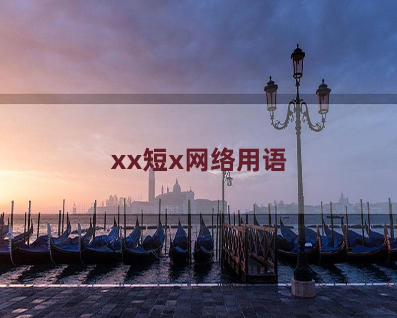 xx短x网络用语