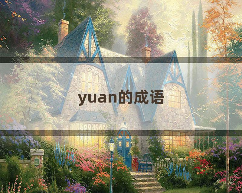 yuan的成语